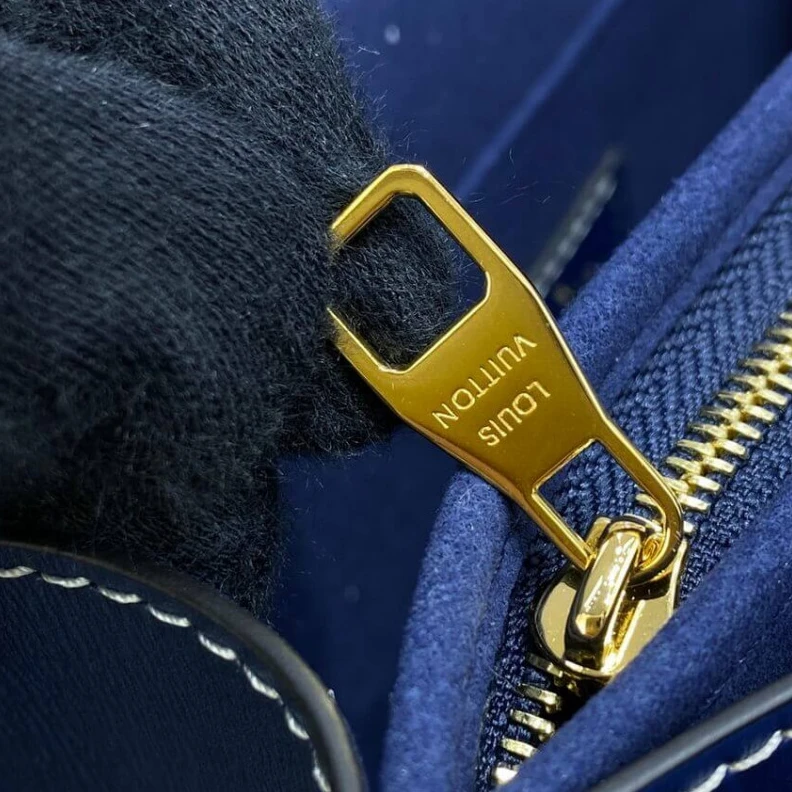 Replica bags Strap: Re Louis Vuitton Monogram Denim Dauphine MM