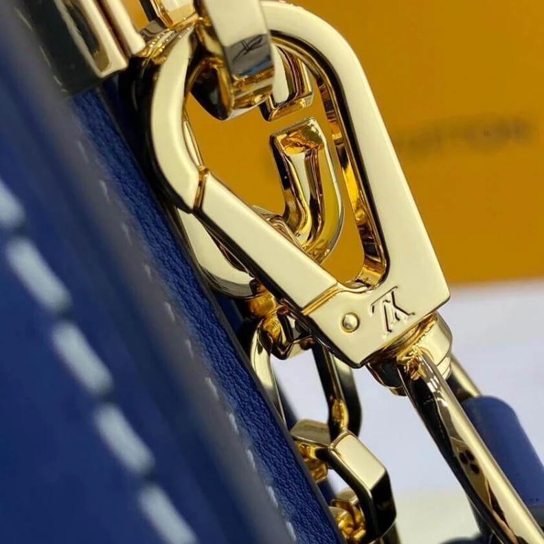 Replica bags Strap: Re Louis Vuitton Monogram Denim Dauphine MM