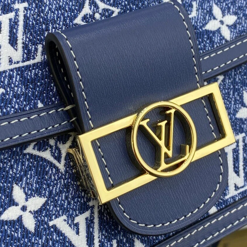 Replica bags lv In the in Louis Vuitton Monogram Denim Mini Dauphine