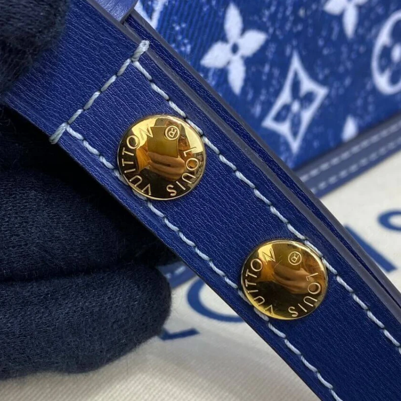 Replica bags lv In the in Louis Vuitton Monogram Denim Mini Dauphine