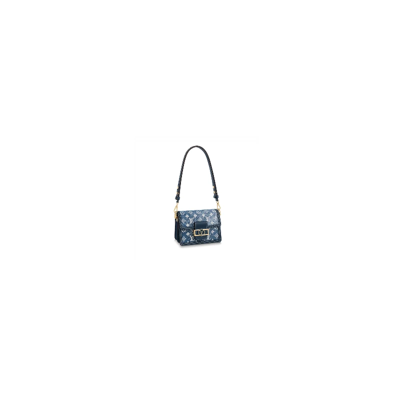 Replica bags lv In the in Louis Vuitton Monogram Denim Mini Dauphine