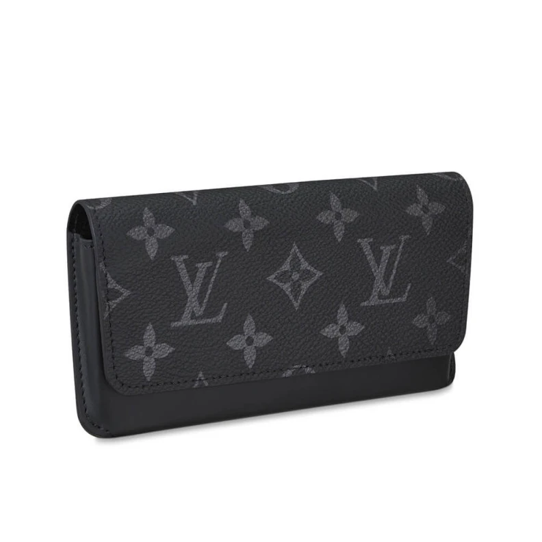 The Woody Louis Vuitton Monogram Eclipse Canvas Woody Glasses Case