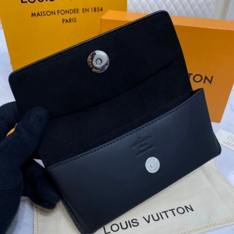 Mythick The Woody Louis Vuitton Monogram Eclipse Canvas Woody Glasses Case