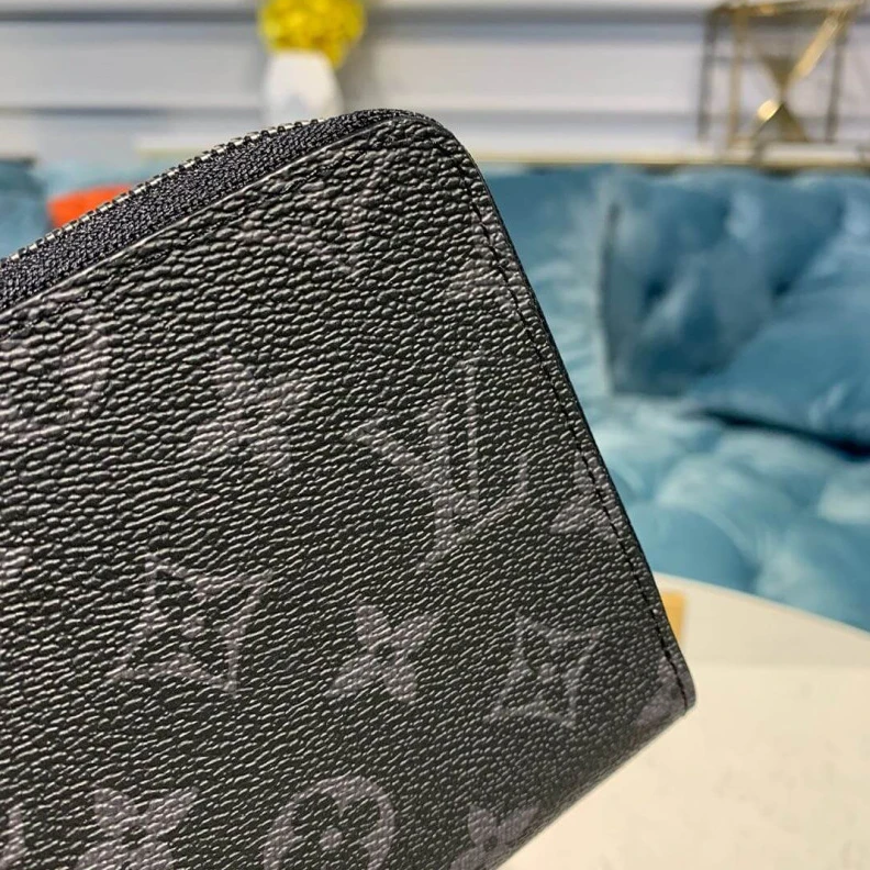 Replica bags lv 2 large g Louis Vuitton Monogram Eclipse Canvas Zippy Organizer Wallet