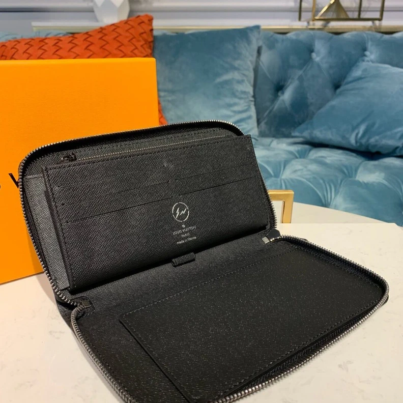 Replica bags lv 2 large g Louis Vuitton Monogram Eclipse Canvas Zippy Organizer Wallet