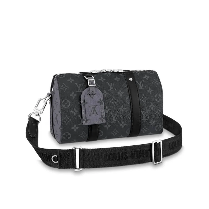 The Keepal Louis Vuitton Monogram Eclipse City Keepall