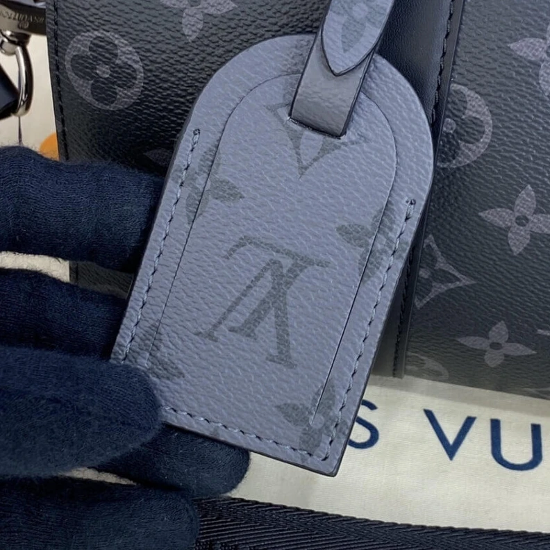 Top lv The Keepal Louis Vuitton Monogram Eclipse City Keepall