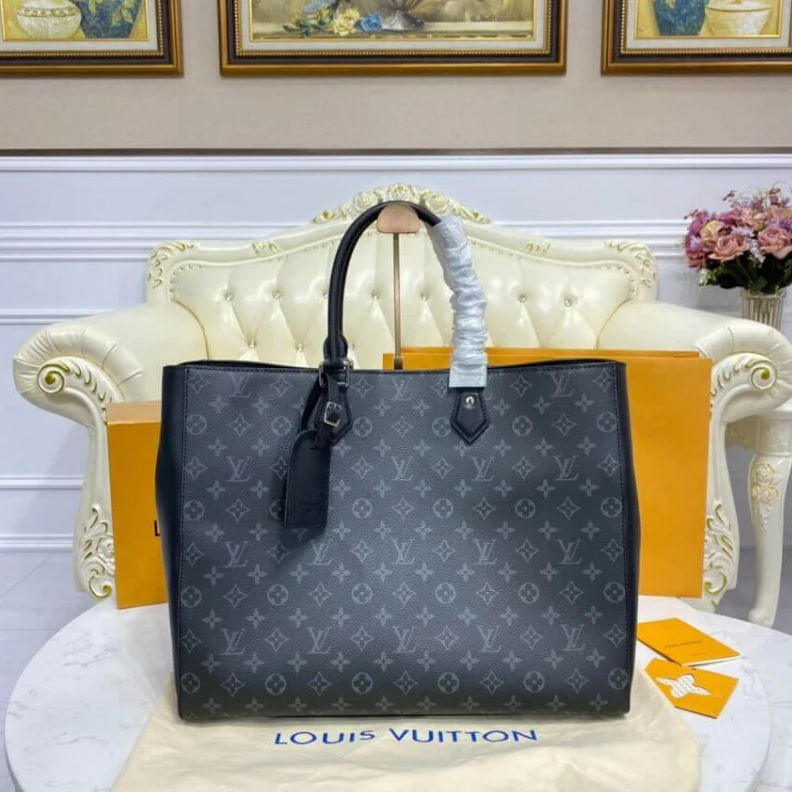 Replica bags Silvercol Louis Vuitton Monogram Eclipse Grand Sac