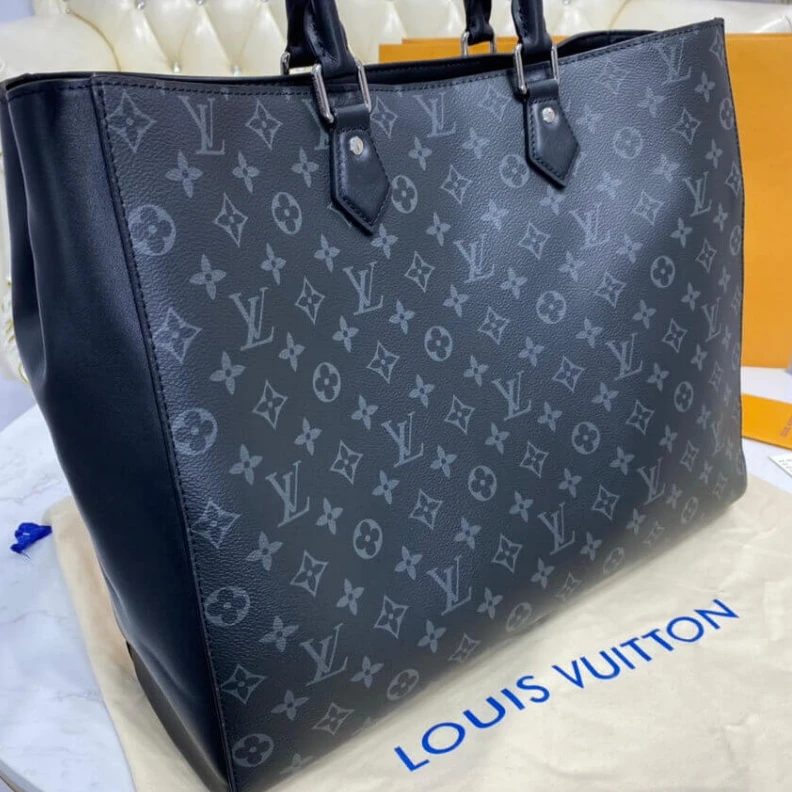 Replica bags Silvercol Louis Vuitton Monogram Eclipse Grand Sac