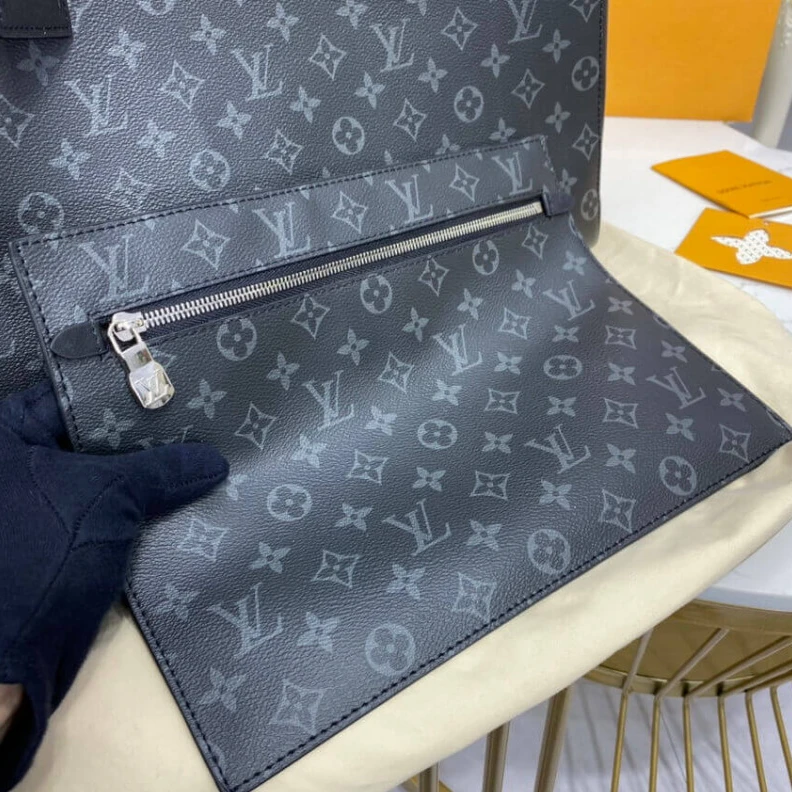 Replica bags Silvercol Louis Vuitton Monogram Eclipse Grand Sac
