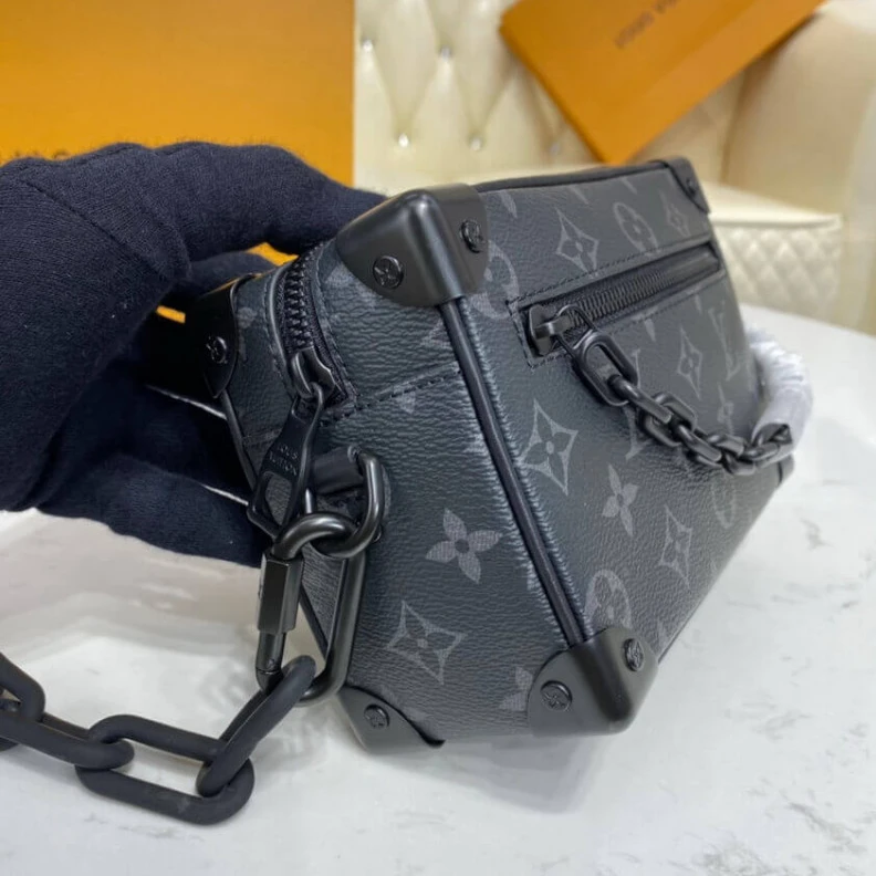 Louis vuitton locations Matteblac Louis Vuitton Monogram Eclipse Mini Soft Trunk
