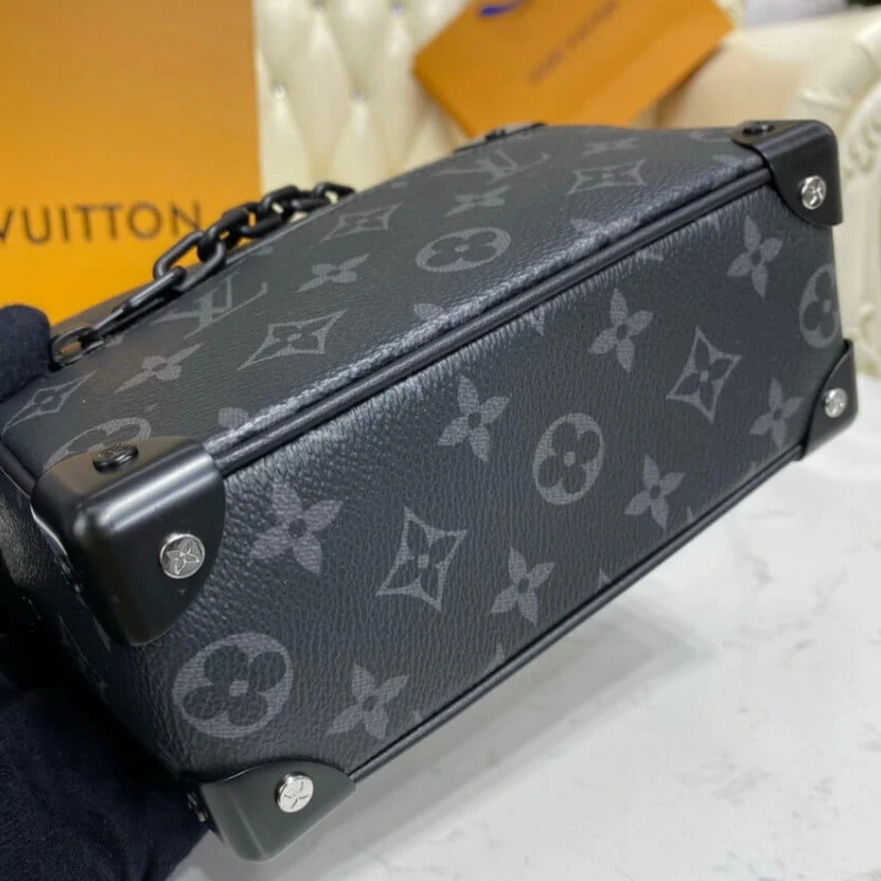 Louis vuitton locations Matteblac Louis Vuitton Monogram Eclipse Mini Soft Trunk