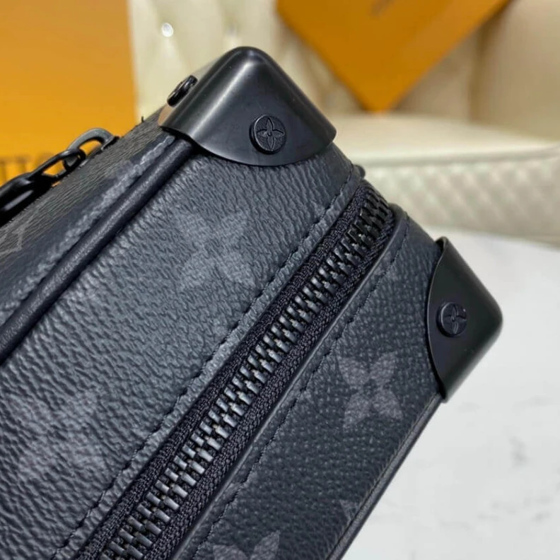 Louis vuitton locations Matteblac Louis Vuitton Monogram Eclipse Mini Soft Trunk