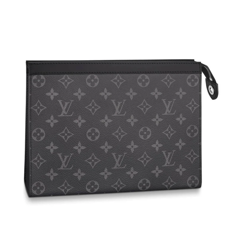 Microfibe Louis Vuitton Monogram Eclipse Pochette Voyage MM