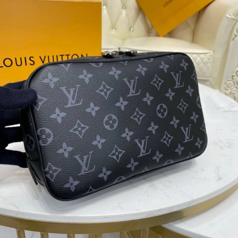 Replica bags Coated ca Louis Vuitton Monogram Eclipse Toilet Pouch GM
