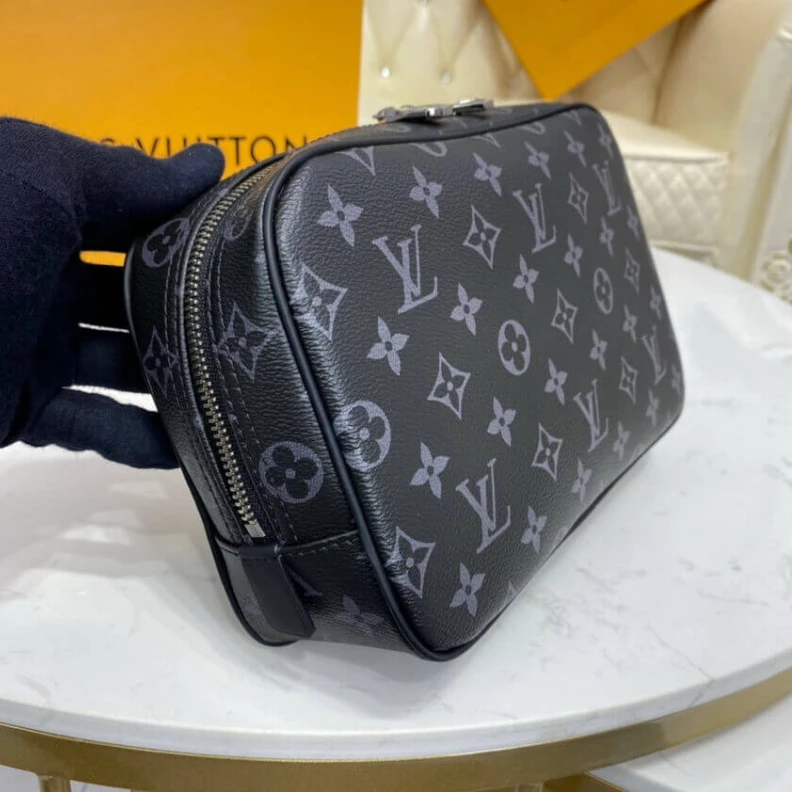 Replica bags Coated ca Louis Vuitton Monogram Eclipse Toilet Pouch GM
