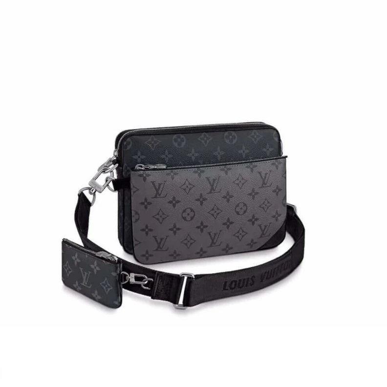 Monogram Louis Vuitton Monogram Eclipse Trio Messenger