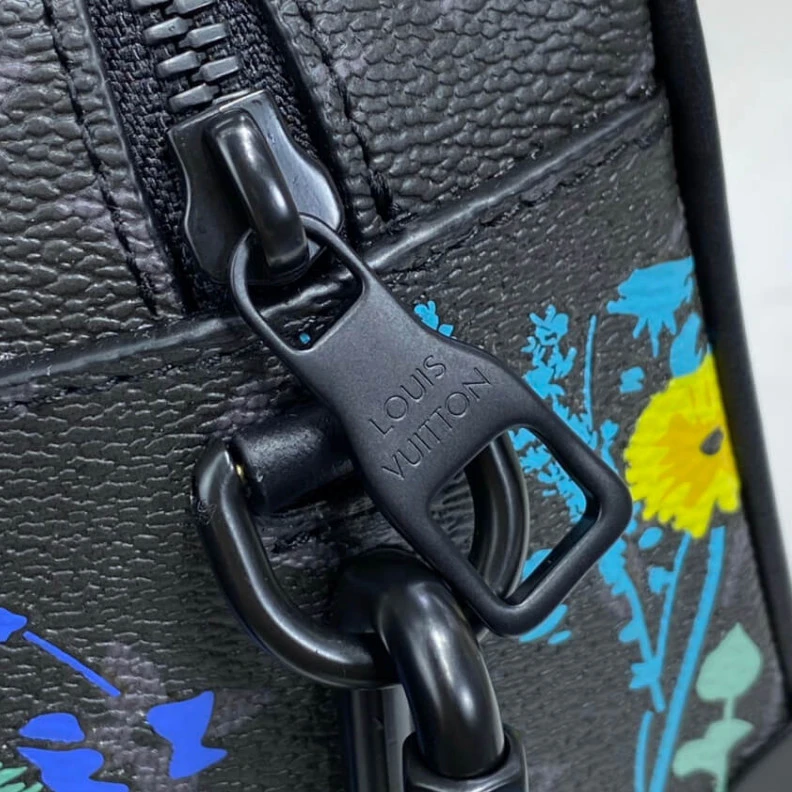Replica bag Inside fl Louis Vuitton Monogram Eclipse With Floral Print Mini Soft Trunk