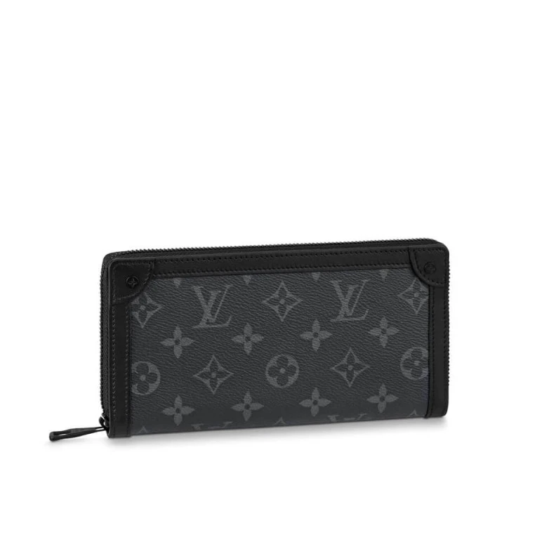 6 card sl Louis Vuitton Monogram Eclipse Zippy Wallet Trunk