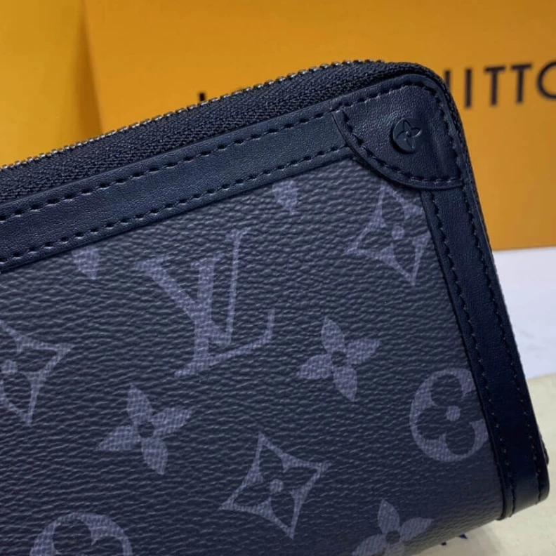 Louis vuitton locations 6 card sl Louis Vuitton Monogram Eclipse Zippy Wallet Trunk