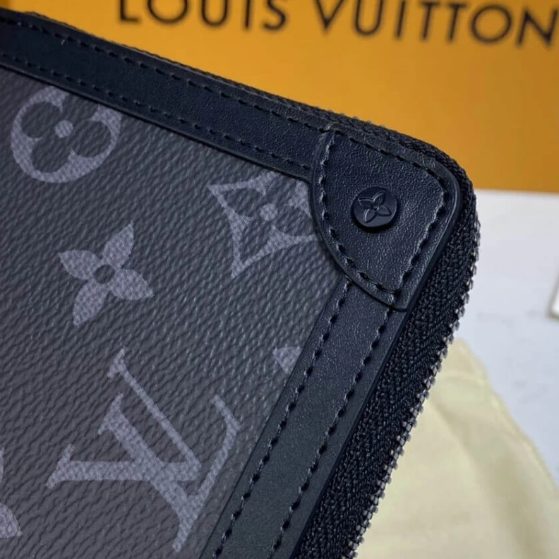 Louis vuitton locations 6 card sl Louis Vuitton Monogram Eclipse Zippy Wallet Trunk