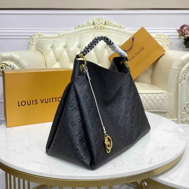Replica bags lv Fashioned Louis Vuitton Monogram Empreinte Artsy MM Black