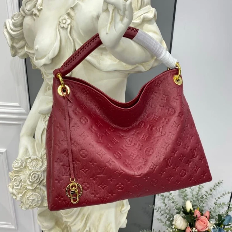 Handle:Si LV Monogram Empreinte Artsy MM Burgundy