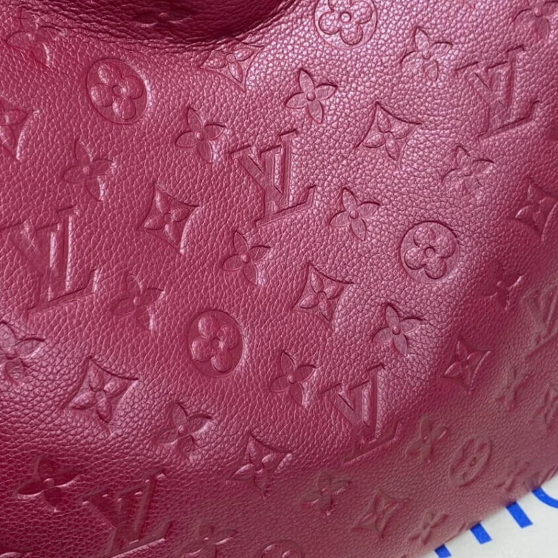 Top lv Handle:Si LV Monogram Empreinte Artsy MM Burgundy