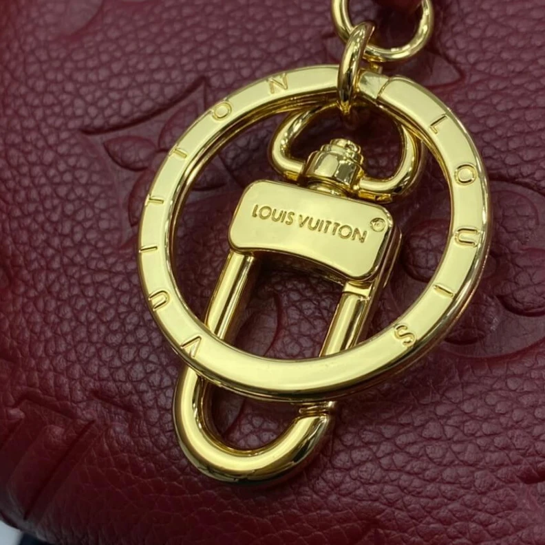 Top lv Handle:Si LV Monogram Empreinte Artsy MM Burgundy