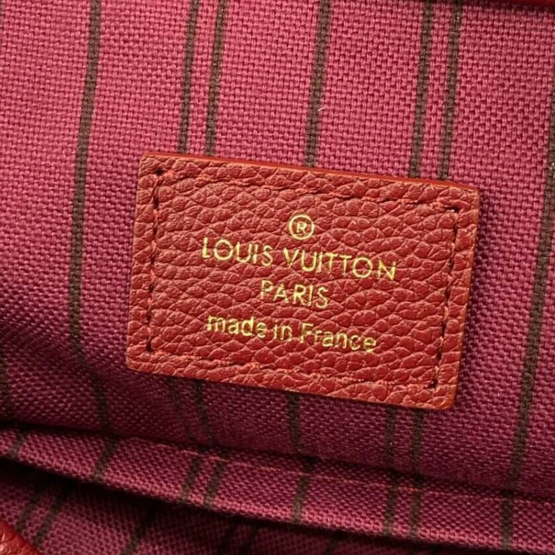 Top lv Handle:Si LV Monogram Empreinte Artsy MM Burgundy
