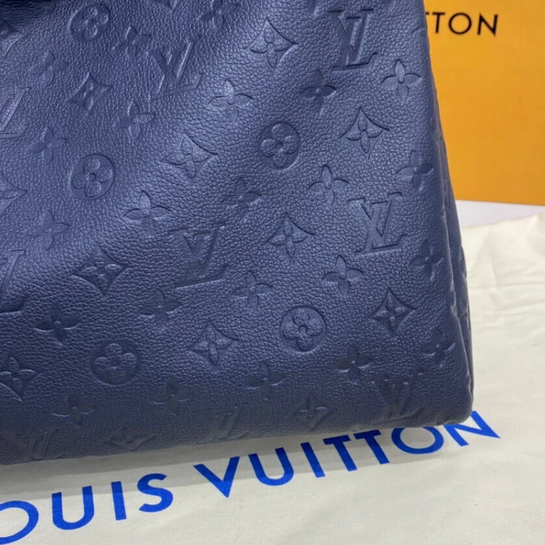 Replica bags lv 4 protect Louis Vuitton Monogram Empreinte Artsy MM Navy Blue