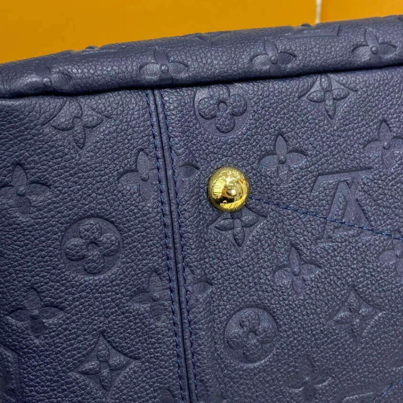 Replica bags lv 4 protect Louis Vuitton Monogram Empreinte Artsy MM Navy Blue