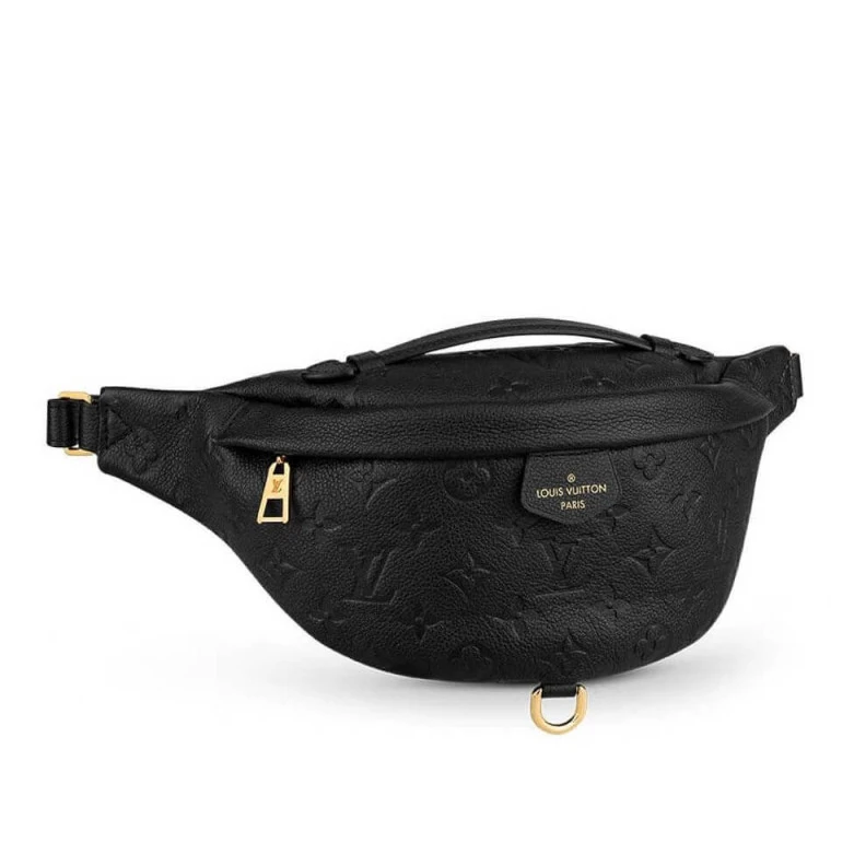 Grained c LV Monogram Empreinte Bumbag Black