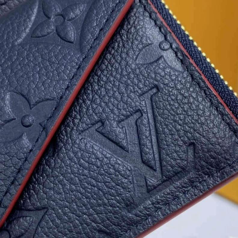 Mythick.ru 3 card sl Louis Vuitton Monogram Empreinte Card Holder Recto Verso Blue
