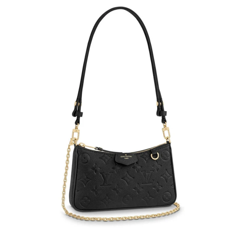 Dring Louis Vuitton Monogram Empreinte Easy Pouch On Strap Black