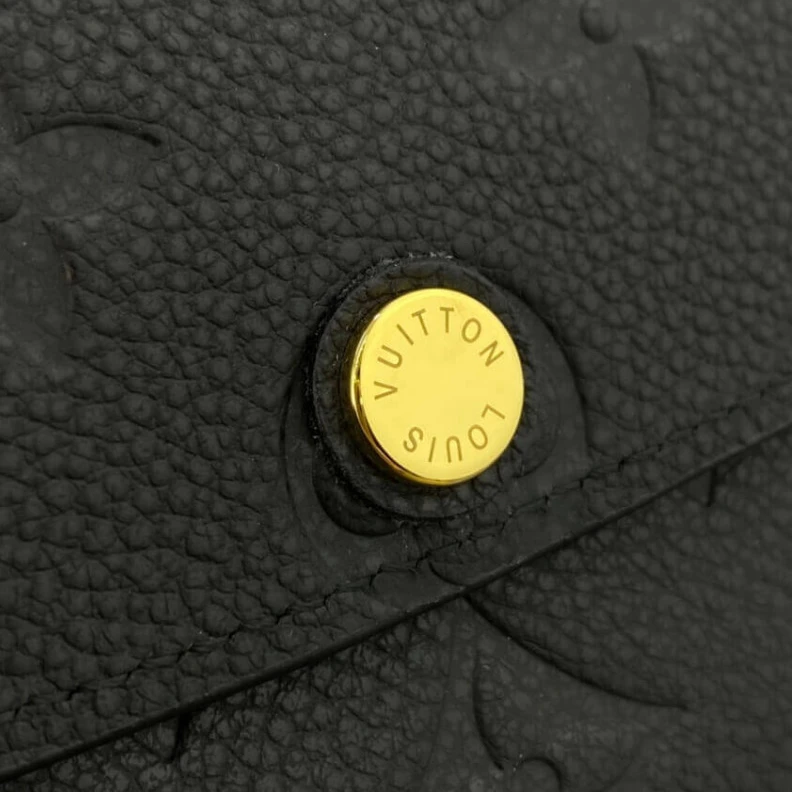 Replica bags Goldcolor Louis Vuitton Monogram Empreinte Emilie Wallet Black