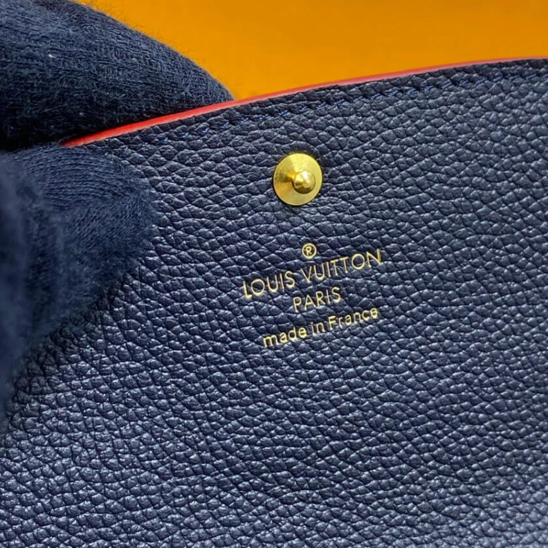 Replica bags Marine   Louis Vuitton Monogram Empreinte Emilie Wallet Marine Rouge