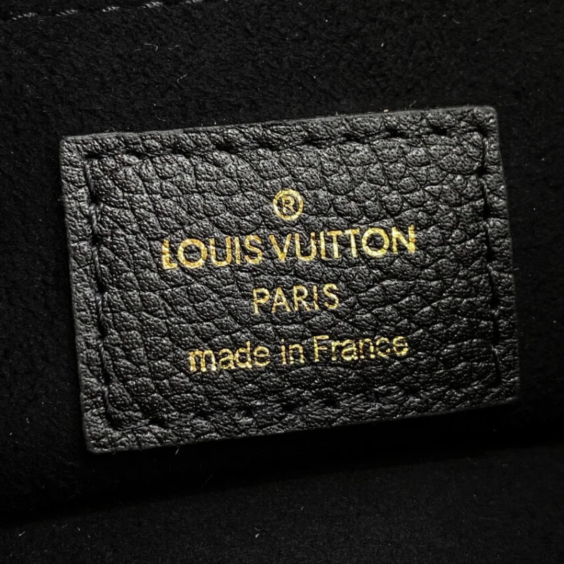 Mythick.ru Tonal mic Louis Vuitton Monogram Empreinte Leather Bagatelle Black