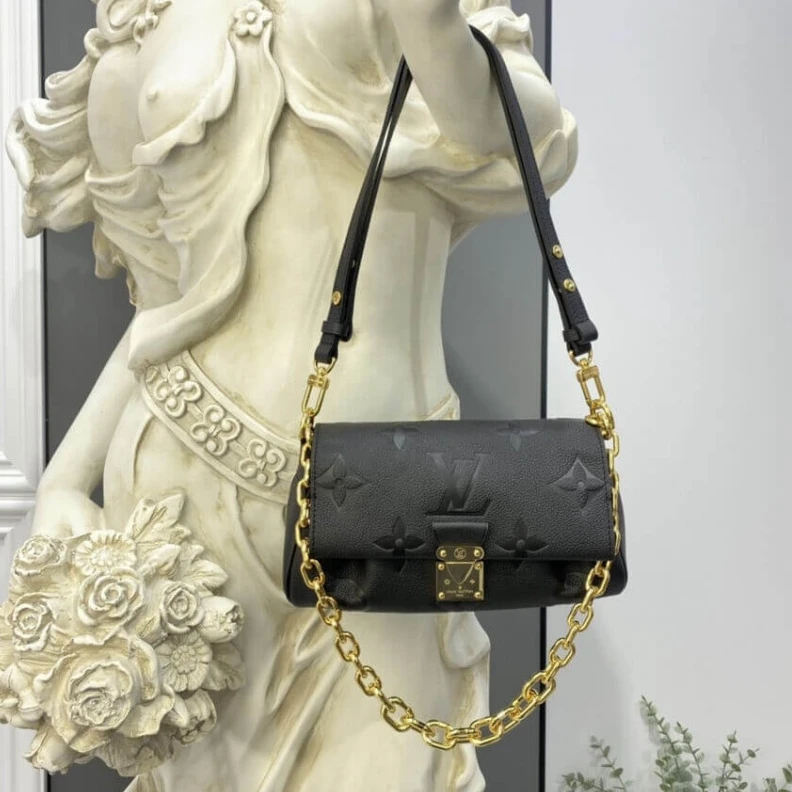 Mythick ru The Favori Louis Vuitton Monogram Empreinte Leather Favorite Black