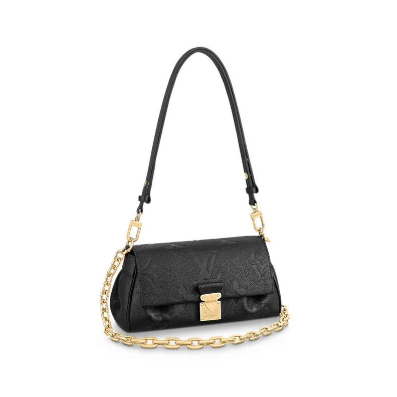 The Favori Louis Vuitton Monogram Empreinte Leather Favorite Black