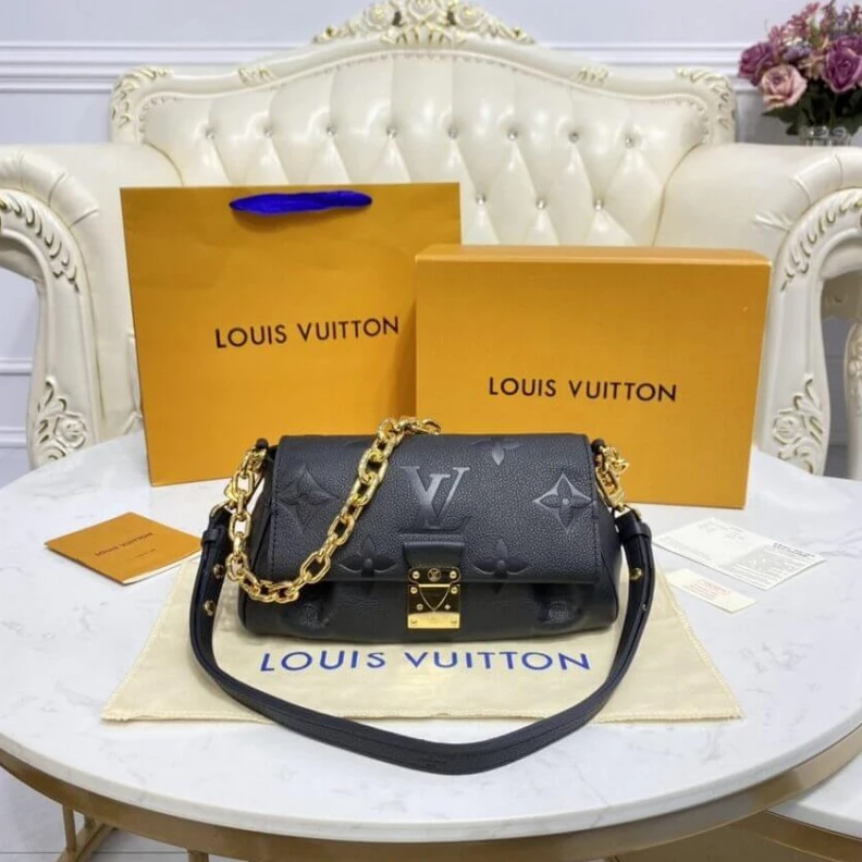 Mythick ru The Favori Louis Vuitton Monogram Empreinte Leather Favorite Black