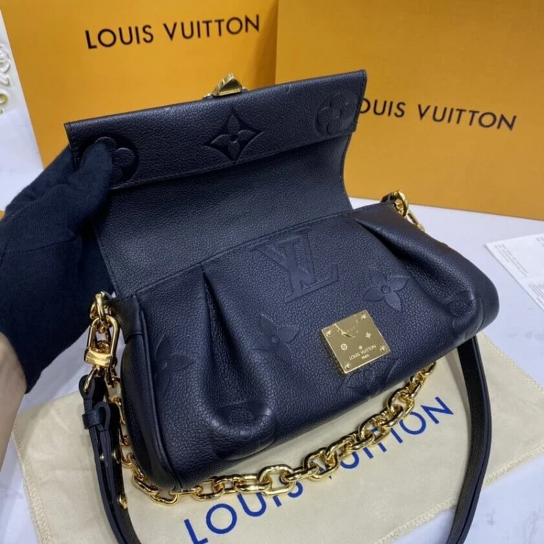 Mythick ru The Favori Louis Vuitton Monogram Empreinte Leather Favorite Black
