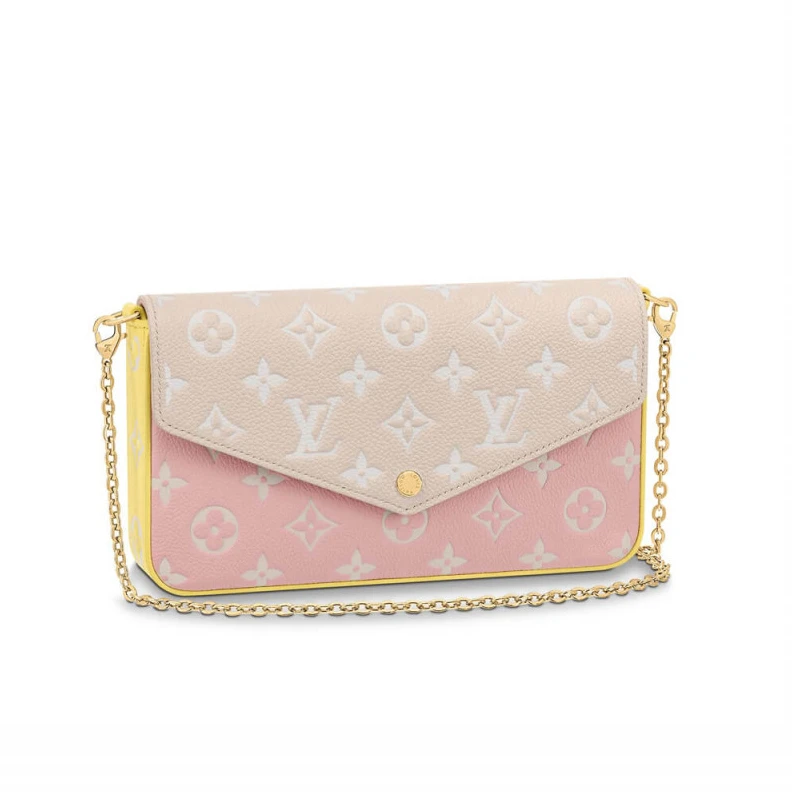 Chain:Rem Louis Vuitton Monogram Empreinte Leather Felicie Pochette