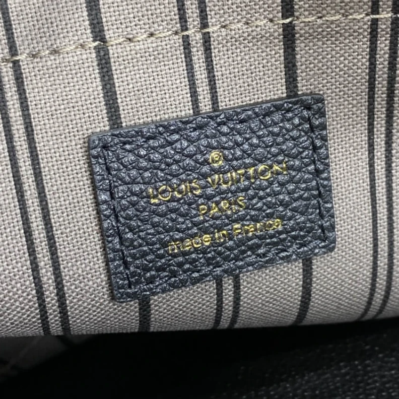 Mythick 4 protect LV Monogram Empreinte Leather Montaigne MM Black