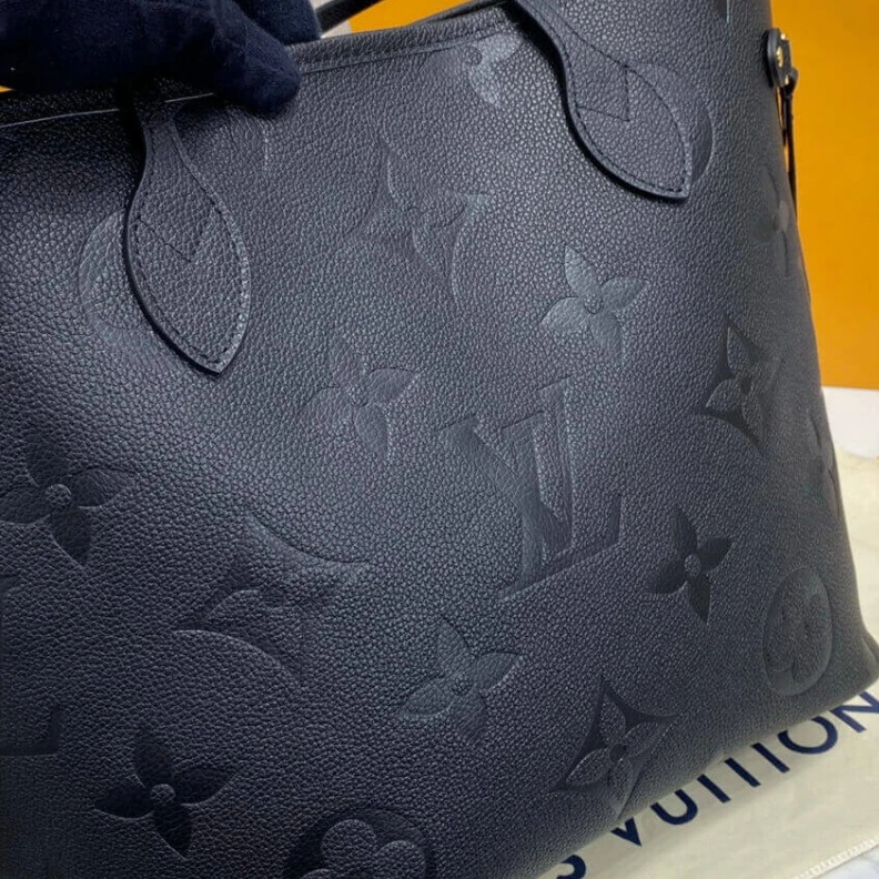 Louis vuitton locations Inside zi Louis Vuitton Monogram Empreinte Leather Neverfull MM Black