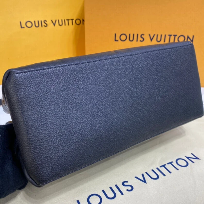Lv belts replica 2 inside Louis Vuitton Monogram Empreinte Leather Petit Palais Black