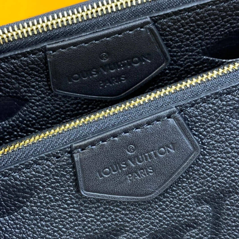 Louis vuitton locations Chain:Rem Louis Vuitton Monogram Empreinte Multi Pochette Accessoires Black