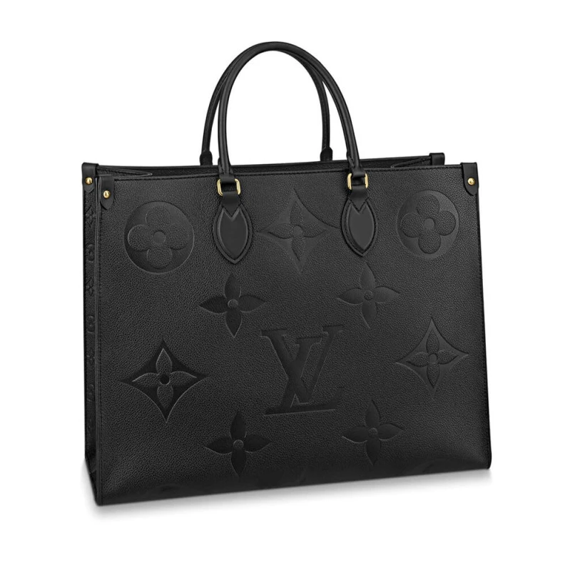 Inside fl Louis Vuitton Monogram Empreinte Onthego GM Black
