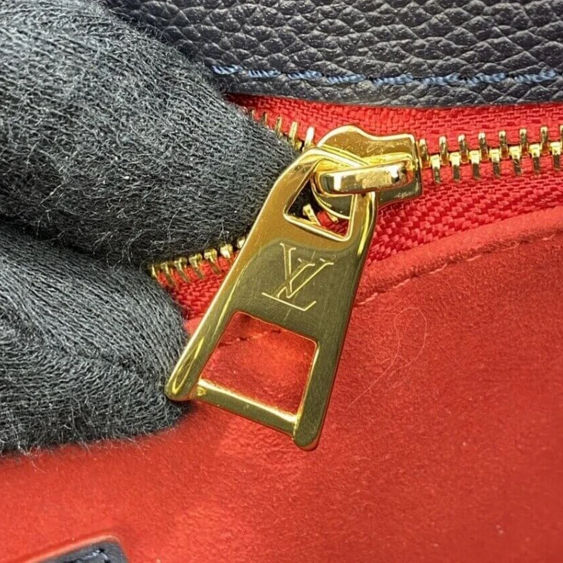 Lv belts replica The stylis Louis Vuitton Monogram Empreinte Onthego GM Blue