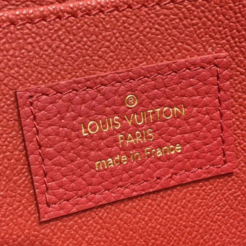Mythick.ru Goldcolor Louis Vuitton Monogram Empreinte Pochette Toilette 26 Red
